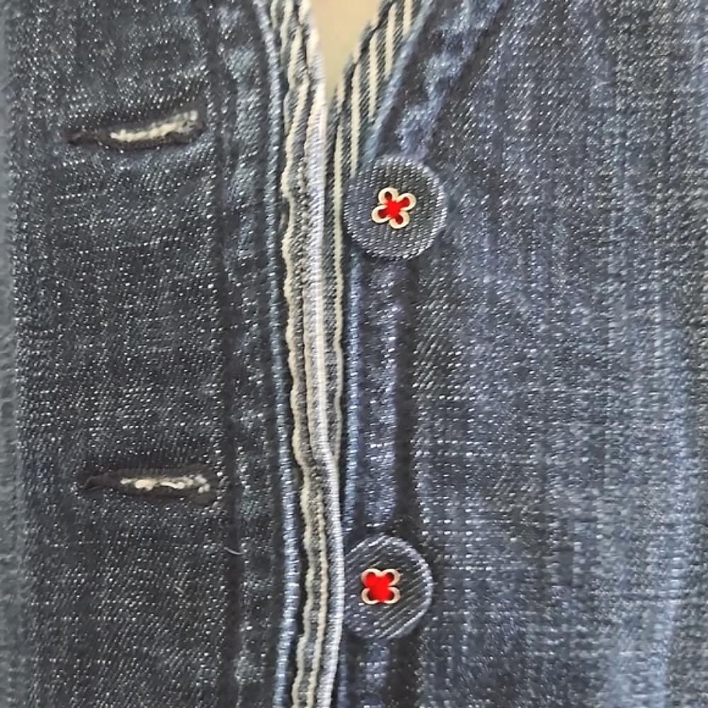 Chico's Denim Vest - Picture 2 of 7
